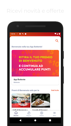 Android application Battente screenshort