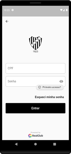 Android application Clube Valinhense screenshort