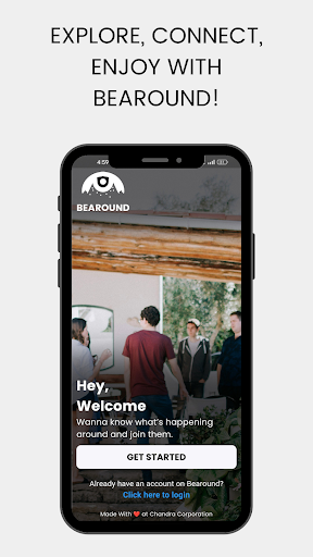 Android application Bearound screenshort