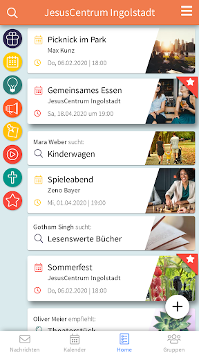 Android application JesusCentrum Ingolstadt screenshort