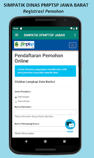 Simpatik Perizinan Jawa Barat Screen 3