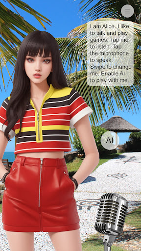 Android application Talking Girl : AI Voice Chat screenshort