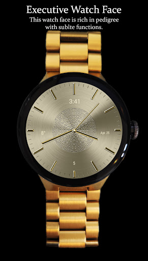 WFAM Exec. Analog Watch Face