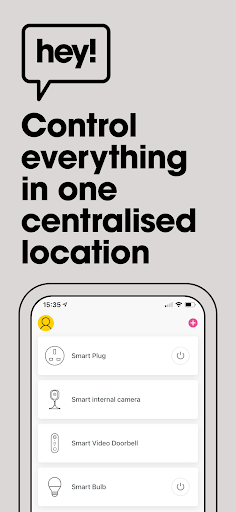 Android application Hey! screenshort