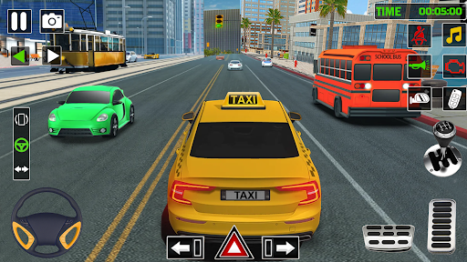City Taxi Games-Taxi Car Games
