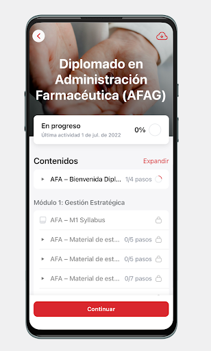 Especialízate Online Screen 2