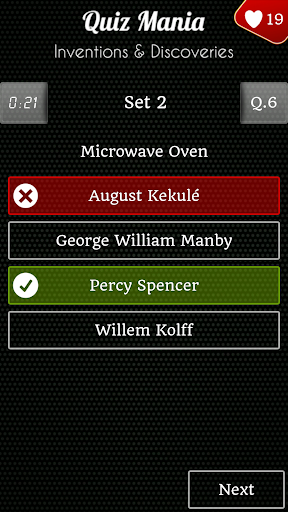 Quiz Mania : Inventions Screen 3