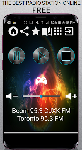 Android application Boom 95.3 CJXK-FM Toronto 95.3 screenshort