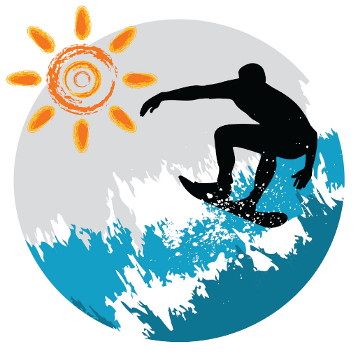 Beaches for surfing logo