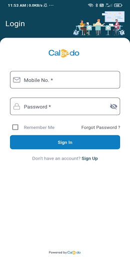 Android application VisitUs screenshort