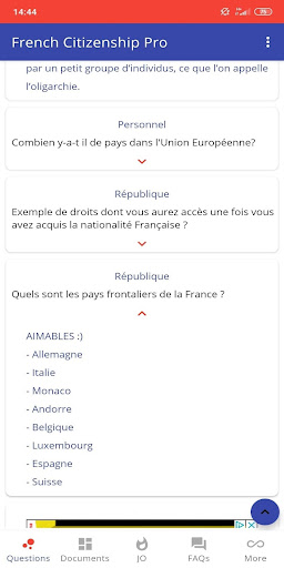 Android application Simply French screenshort