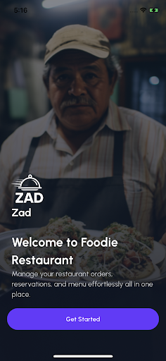 Zaadi - Restaurant Screenshot 1 - AppWisp.com
