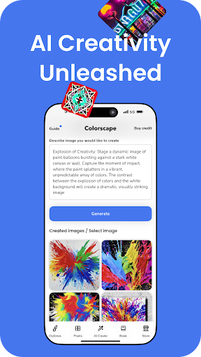 Android application Colorscape screenshort
