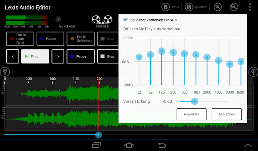 Lexis Audio Editor Capture d'écran