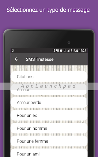 Sms de Tristesse - Carte Virtuelle MMS