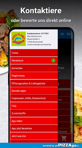 Pizza Planet Reutlingen Screen 3