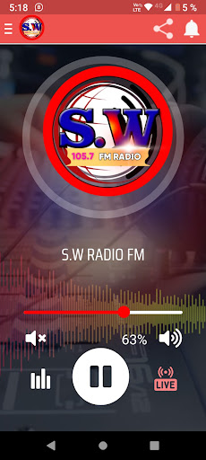 Android application SWRADIO screenshort