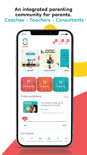 Android application Nurabi – Parenting Community screenshort