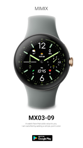 MIMIX MX03 09 Digi Watchface screenshot 19