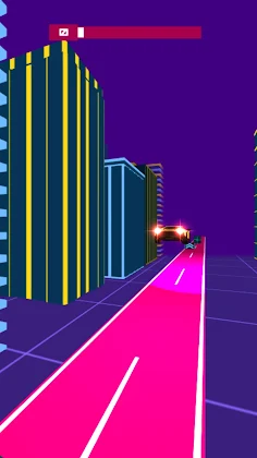 Night Rider 3D - Cyberpunk Rac - Screenshot 2
