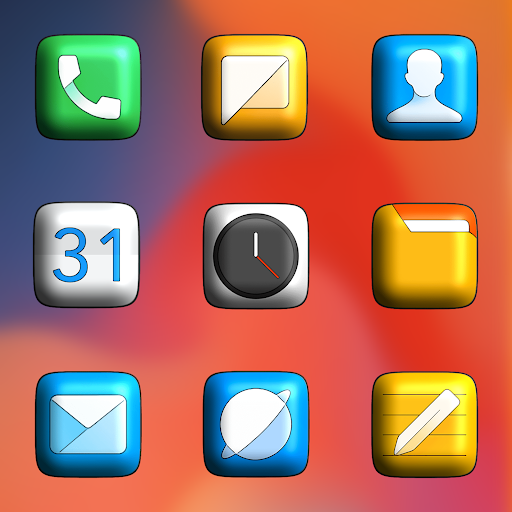 MIUl 3D - Icon Pack Screen 2