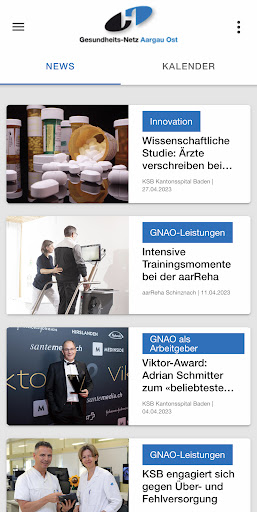 Android application GNAO News App screenshort