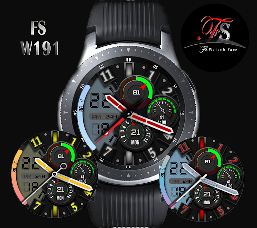 FS W191 DIGITAL WATCHFACE Screen 3