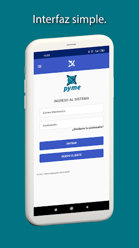 Android application Xpyme Móvil - Facturación elec screenshort