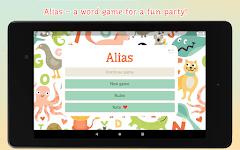 screenshot of Alias – explain a word