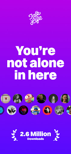 Screenshot of TalkLife: Peer Support