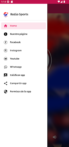 Android application RadioSport89.9 screenshort