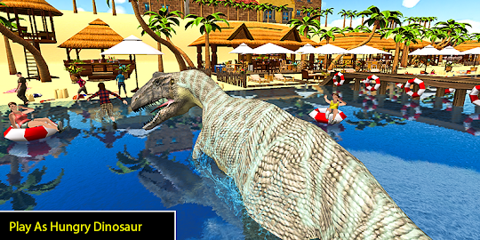 Dino Beach Attack simulator 20