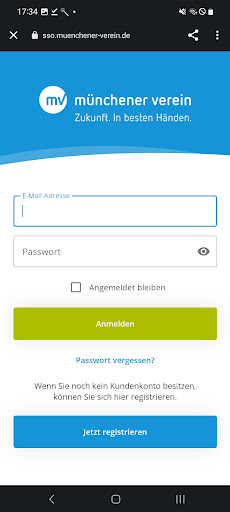Android application Münchener Verein - Service screenshort