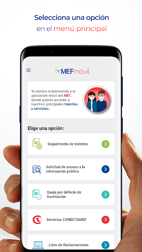 MEFmóvil: Trámites y servicios Screen 2