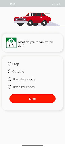 Saudi Driving Computer Test Screen 2