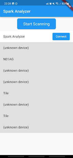 Spark Analyzer Screen 2