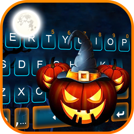 Halloween Pumpkins Keyboard Ba  Icon