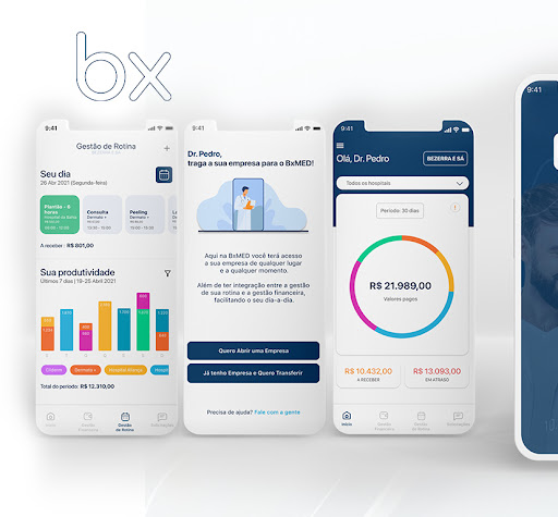 Android application BXMed - O médico no controle screenshort