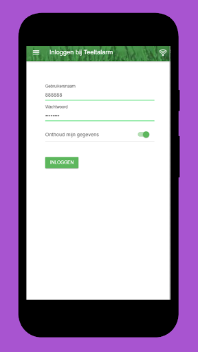 Android application Teeltalarm CropVision screenshort