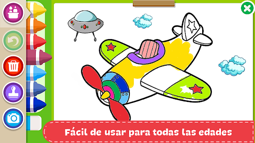 Mi Gran Libro para Colorear para Niños: 100 páginas divertidas con imágenes  fáciles de colorear para niños. Dibujos para niñas y niños de 1 a 4 años