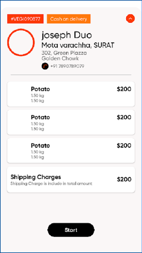 Bongobazar driver app Screen 2