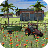 Village Tractor Simulator Game icon