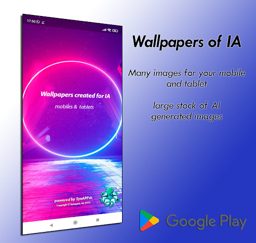 Android application Wallpapers IA screenshort