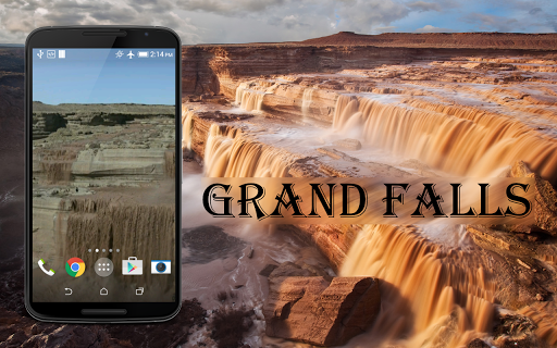 Android application Grand Falls Live Wallpaper screenshort