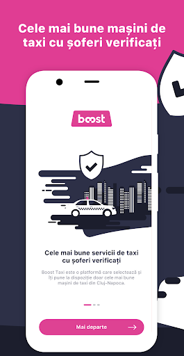 Android application Boost Taxi Cluj screenshort