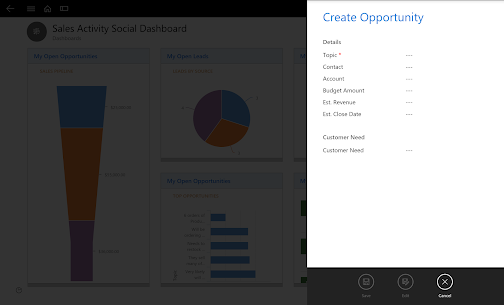 Dynamics 365 for Tablets 10