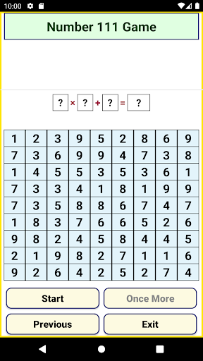 Number 111 Game Screen 2