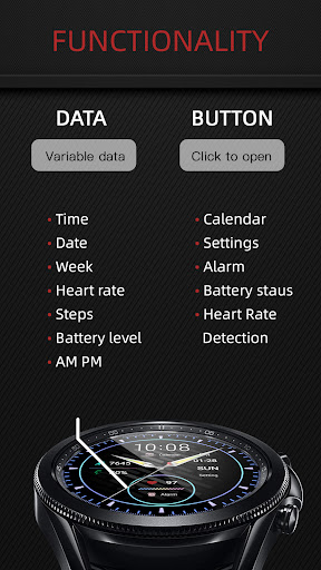 Colorful Neon For Wear OS Screen 2