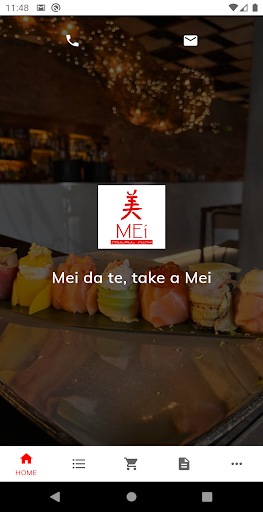 Android application MEi soulful sushi screenshort