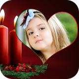 candle photoframe icon